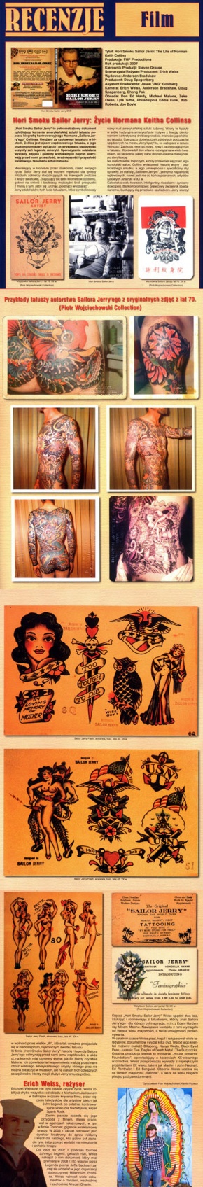 A Polish Magazine Tatuaz Features Sailor Jerry, The Tattoo Legend